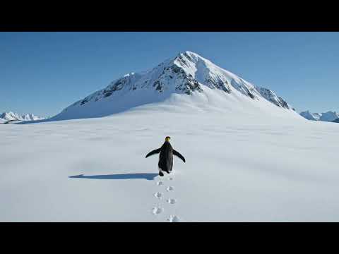 Penguin Snow Mountain AI Video